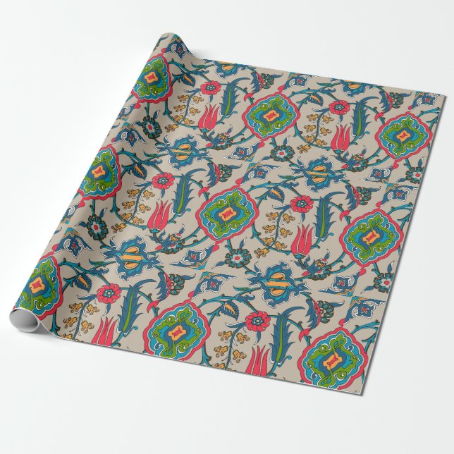 Multicolor grand Matte wrapping paper (Unrolled)