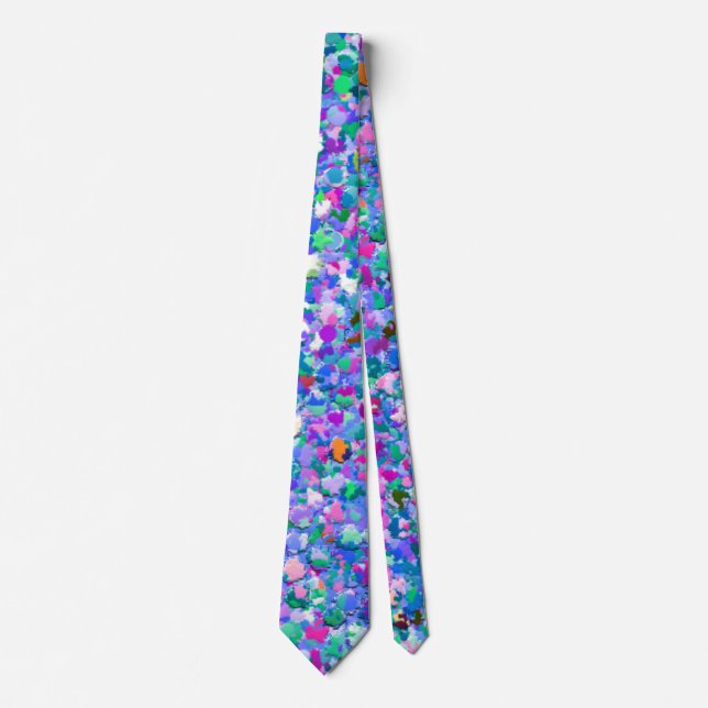 Multicolor Grit Glitter #2 Tie (Front)