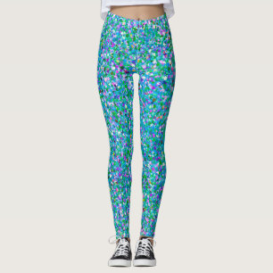 Multicolor Grit Glitter Fashion #7 Leggings
