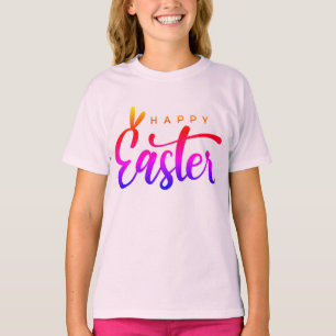 Multicolor Happy Easter T-Shirt