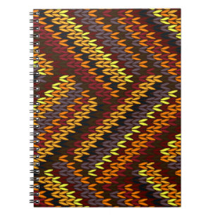  Multicolor Knitted Seamless Pattern        Notebook