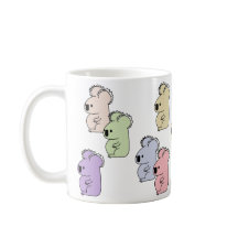 Multicolor koala mug
