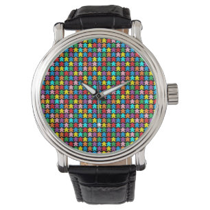 Multicolor Meeples Watch