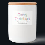Multicolor Merry Christmas Food Container Labels<br><div class="desc">Multicolor Merry Christmas Food Container Labels,  please personalize using the online personalization template as required,  before ordering some of these pretty festive labels.</div>