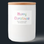 Multicolor Merry Christmas Food Container Labels<br><div class="desc">Multicolor Merry Christmas Food Container Labels,  please personalize using the online personalization template as required,  before ordering some of these pretty festive labels.</div>