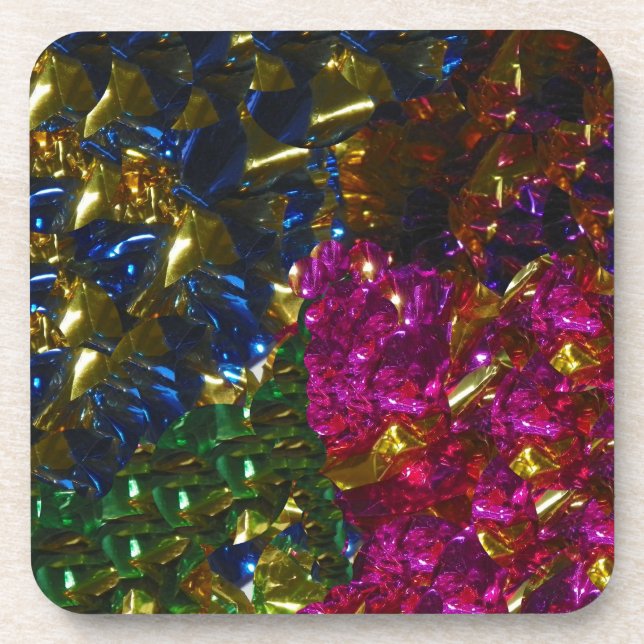 Multicolor Mix Cork Coaster (Front)