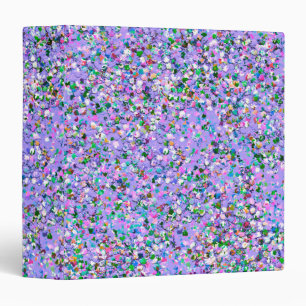 Multicolor Mosaic Modern Grit Glitter #4 Binder