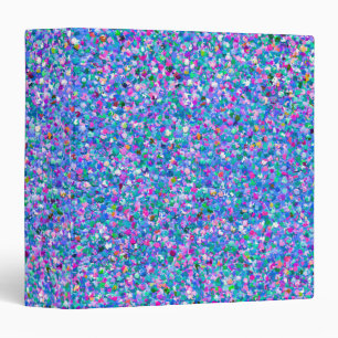 Multicolor Mosaic Modern Grit Glitter #9 Binder