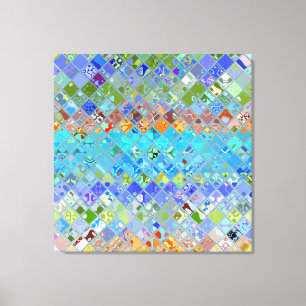 Multicolor Mosaic Pattern #2 Canvas Print
