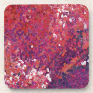 Multicolor Paint Texture Coaster