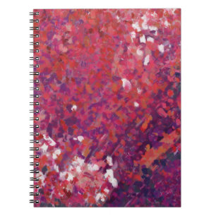 Multicolor Paint Texture Notebook
