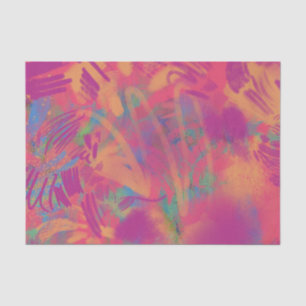 Multicolor Paint Texture Tissue Paper