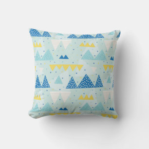 Multicolor Party: Fun Seamless Pattern. Throw Pillow
