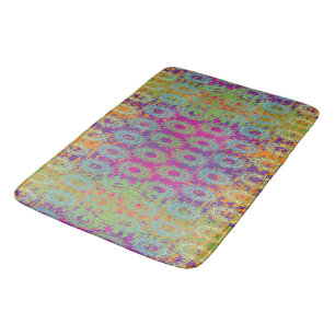 Multicolor pattern bath mat - Melrose