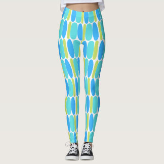 Multicolor Pattern Colourful Shapes Leggings