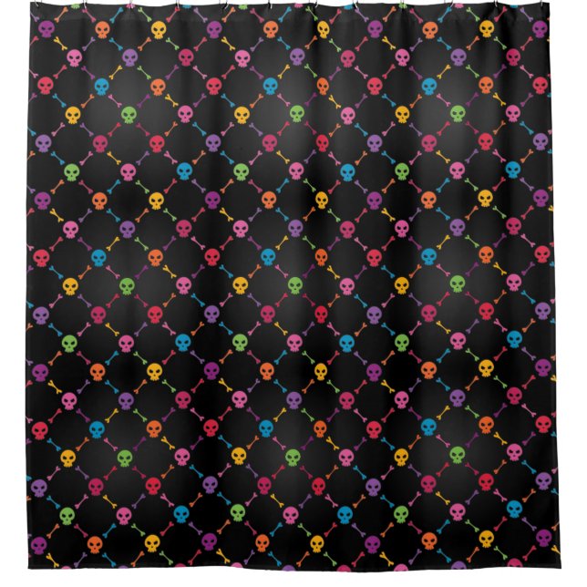 Multicolor pattern with skulls (Front)