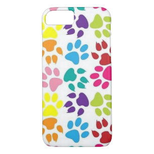 Multicolor Paws Case-Mate iPhone Case