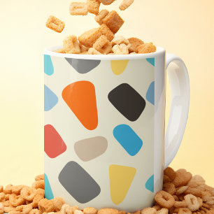 Multicolor Pebbles in White Background Coffee Mug