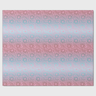 Multicolor Pink Medieval Unique Floral Ornament Wrapping Paper