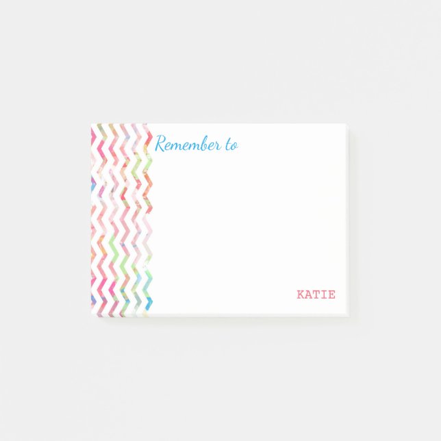 Multicolor reminder notes (Front)
