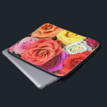Multicolor Roses Illustration Design Laptop Sleeve<br><div class="desc">Elegant multicolor roses illustration design for laptop sleeves. Red pink purple yellow and white colour roses. Available on other products and can be requested for any of the products offered at Zazzle.</div>