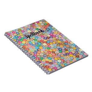 Multicolor Sakura flower Notebook