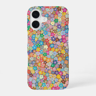 Multicolor Sakura flower phone case