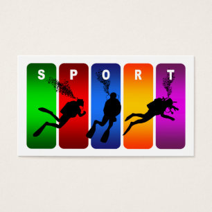 Multicolor Scuba Diving Emblem