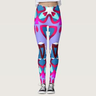 Multicolor seamless pattern "Ratti_Creative_Arts" Leggings