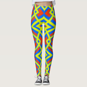 Multicolor seamless pattern "Ratti_Creative_Arts" Leggings