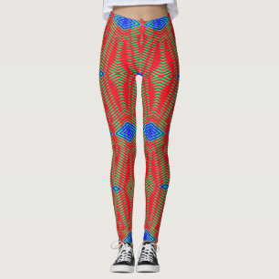 Multicolor seamless pattern "Ratti_Creative_Arts" Leggings