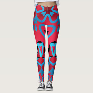 Multicolor seamless pattern "Ratti_Creative_Arts" Leggings