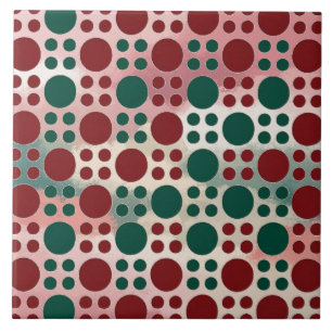 Multicolor shade Polka dot Tile