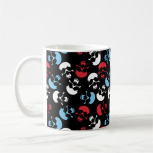 Multicolor Skull Pattern Coffee Mug
