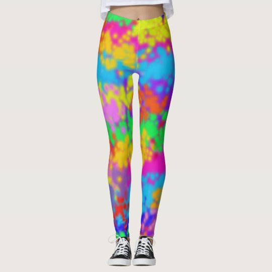 Multicolor Stipple Leggings
