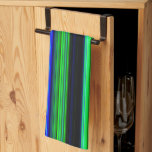 Multicolor Striped Dish Kitchen Towel<br><div class="desc">Custom design product with a colourful pattern. Personalize this template with your artwork. Transfer this design to any item.</div>