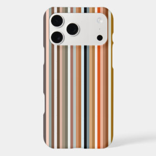 Multicolor Striped Pattern iPhone Case