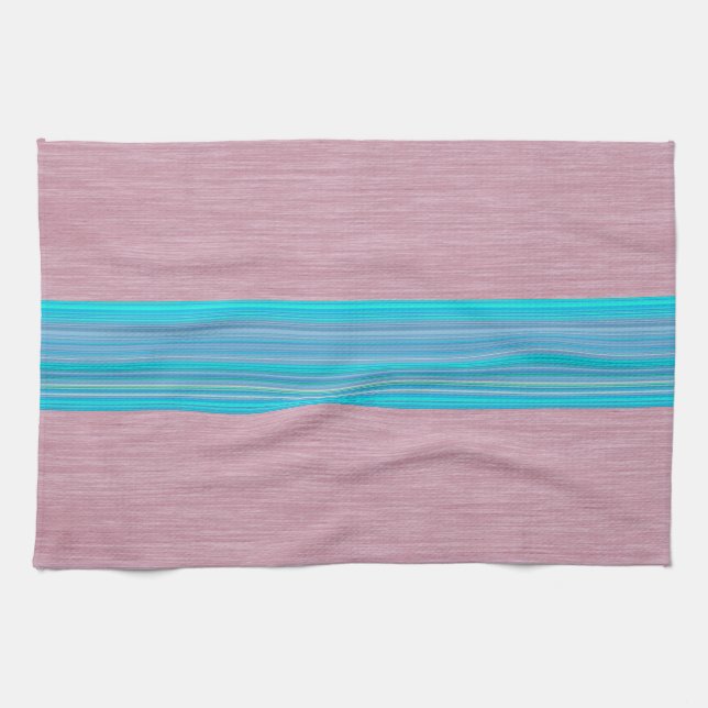Multicolor Striped Pattern Kitchen Towel (Horizontal)