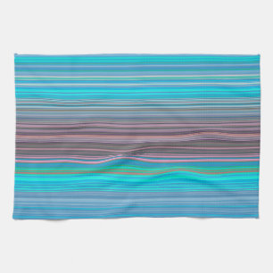 Multicolor Striped Pattern Kitchen Towel