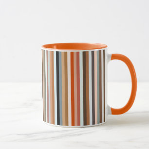 Multicolor Striped Pattern Mug
