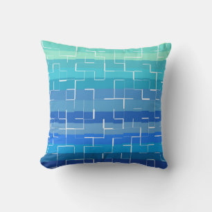 Multicolor Striped Pattern Throw Pillow