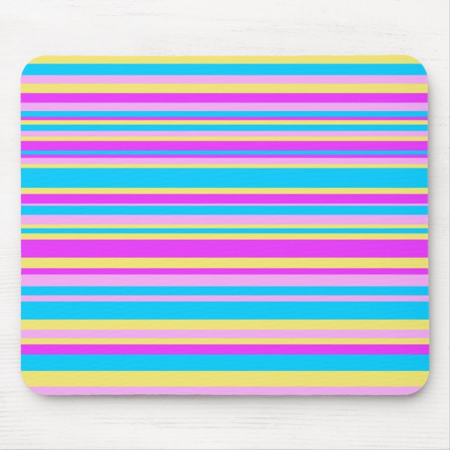 Multicolor Stripes 2 Mouse Pad (Front)