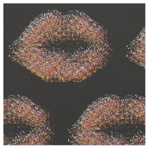 Multicolor Stylish Lips #15 Fabric