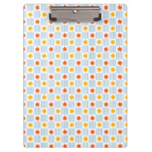 Multicolor Sunburst Chequerboard Clipboard