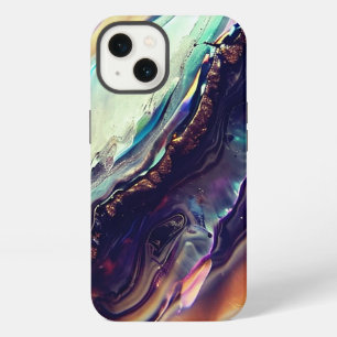 Multicolor Swirling Stripes of Igneous Rock  iPhone 13 Case