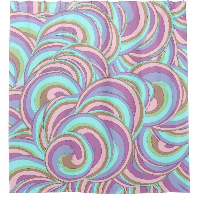 Multicolor Swirls Pattern (Front)