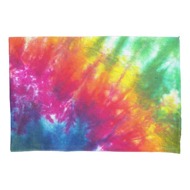 Multicolor Tie-Dye Pillowcase (Front)
