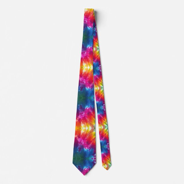 Multicolor Tie-Dye Tie (Front)