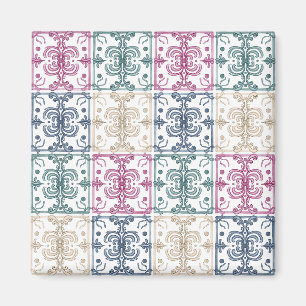 Multicolor Tiles Magnet