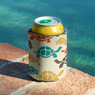 Multicolor Tortoise  Can Cooler